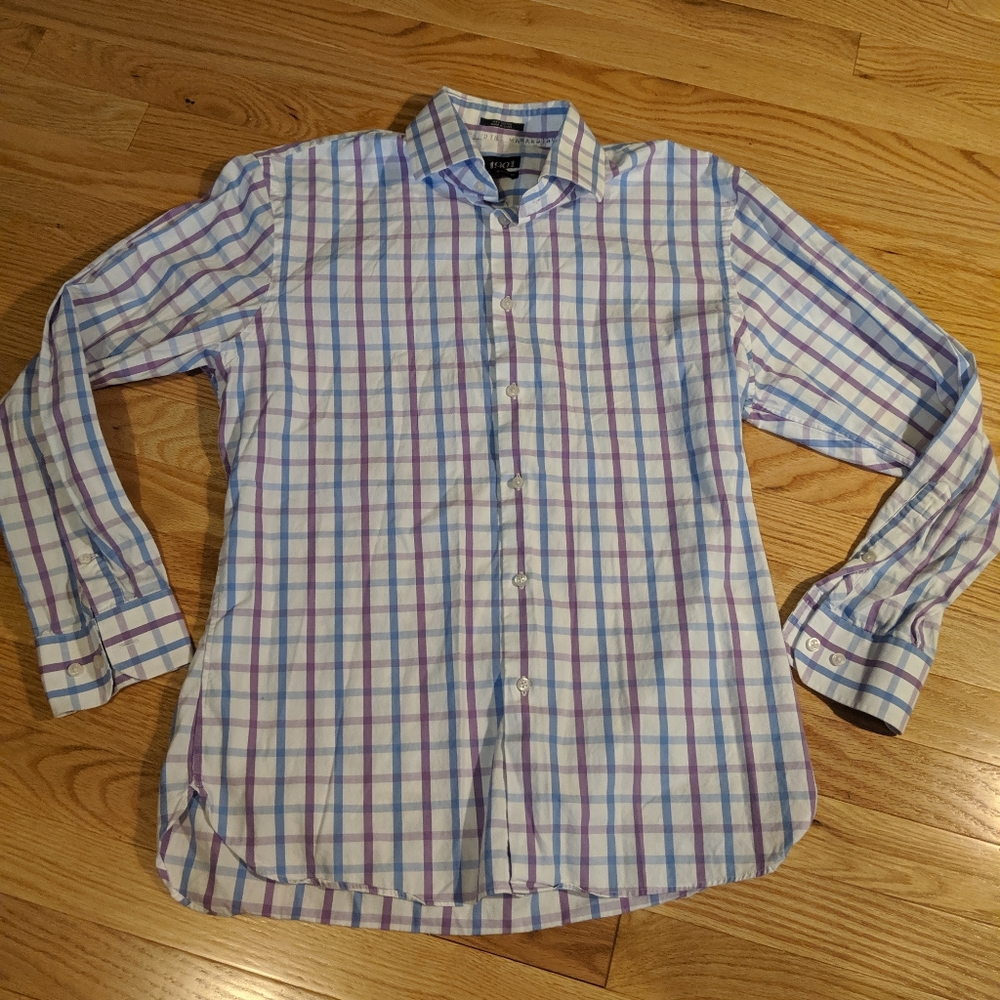 1901 checkered casual shirt medium